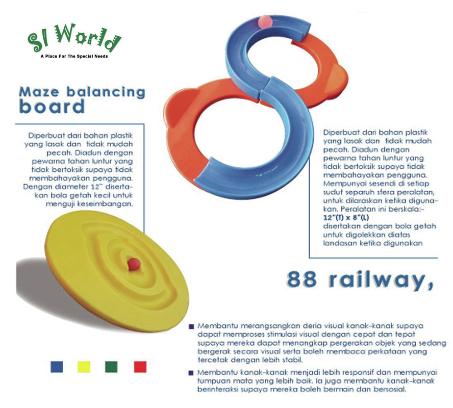 Maze Balancing Board & 88 Railway